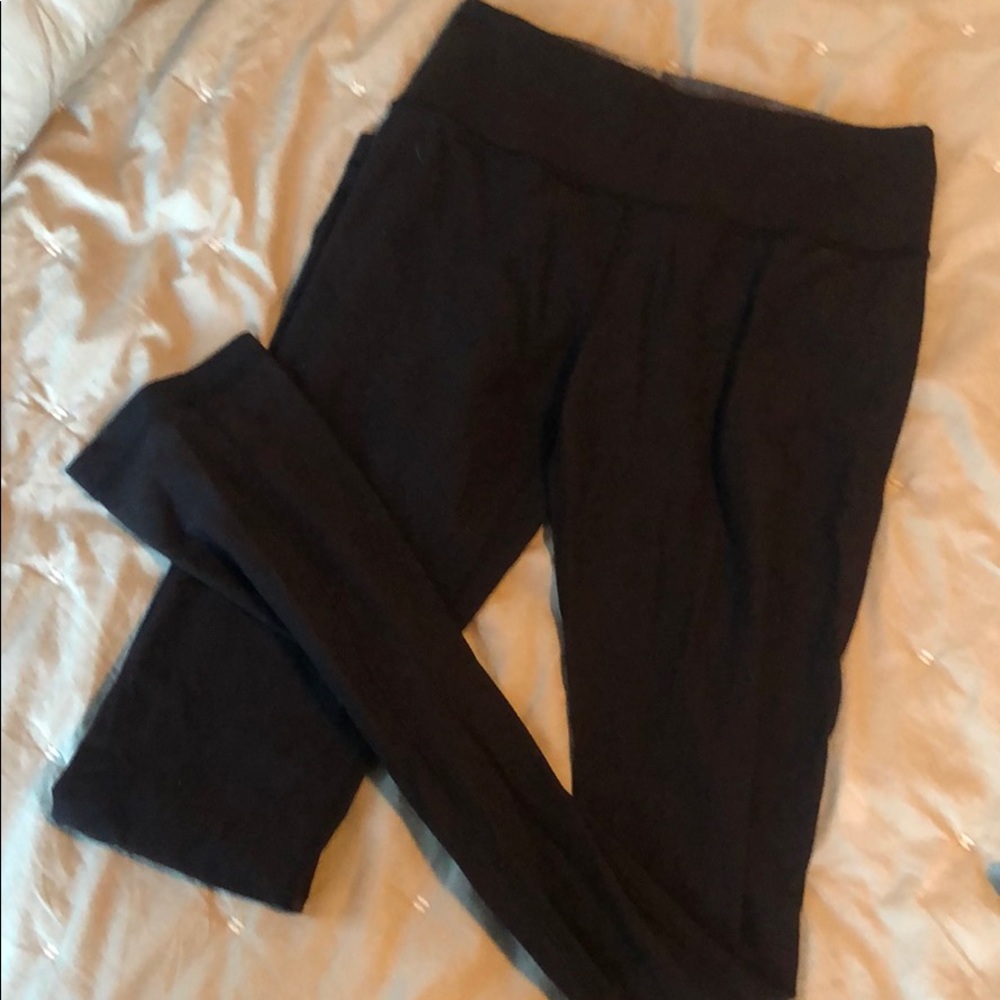 Lululemon Black Skinny Groove Pants *reversible
